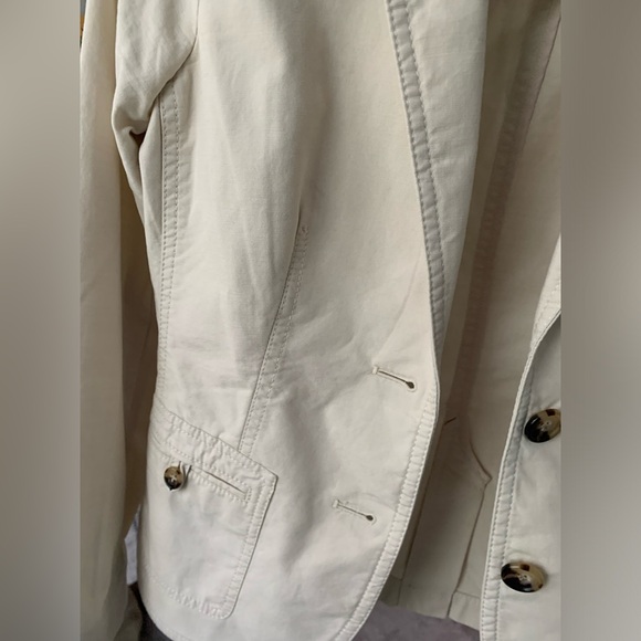 Talbots cream lightweight jacket - Picture 4 of 5